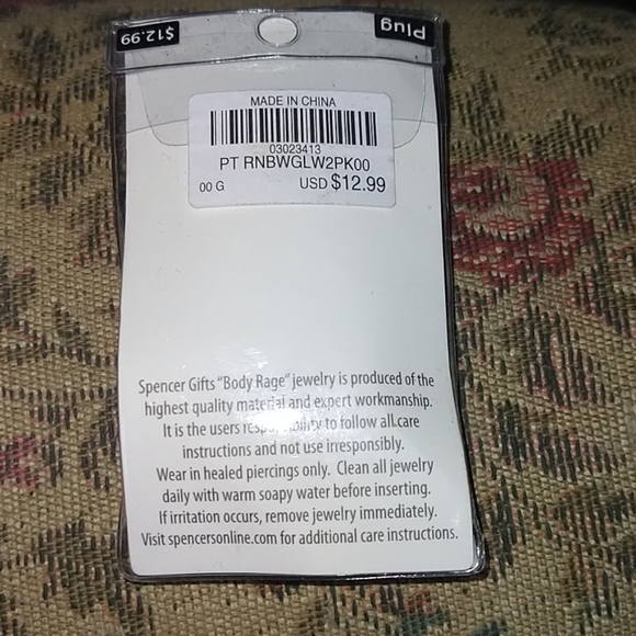 Body jewlery Ear Plug Gauges - Picture 3 of 3